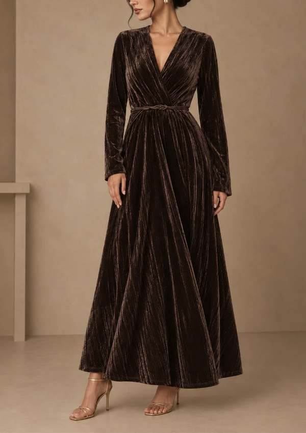 The Amara Velvet Dress