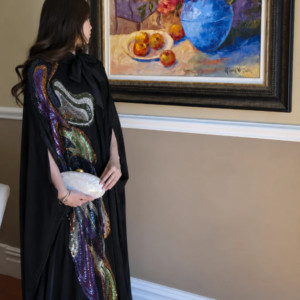 The Nahla Abstract Kaftan